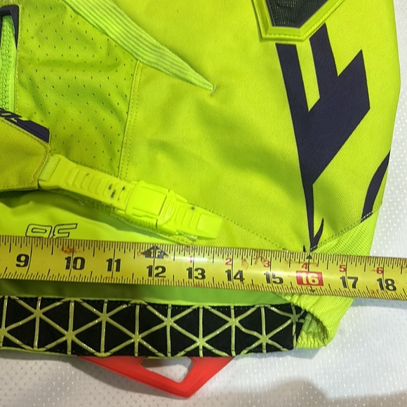 Fox 360 Moto Pants Size 36 Neon Leopard Print Motocross Dirt Bike Atv Protection - Picture 11 of 12